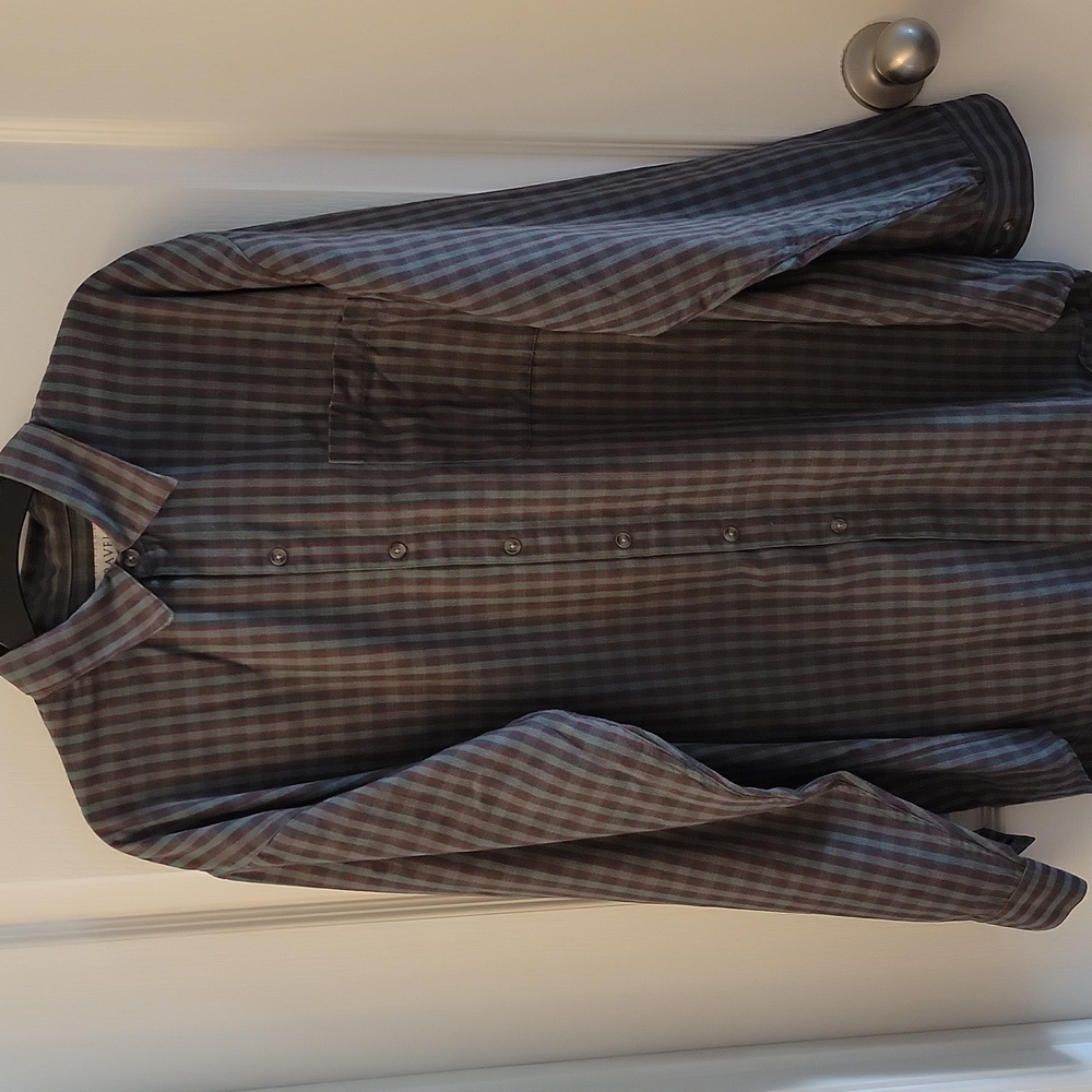 L.L.Bean Traveler Plaid Men's Shirt, Size L
